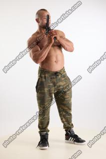 Duncan Standing Pose With Pistol